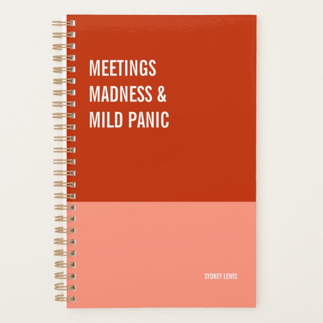 Agenda Meeting Madness and Mild Panic Daily Calendar,  (Anverso)