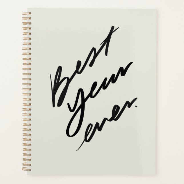 Agenda mejor año jamás 2024 Planner (Anverso)