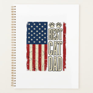Agenda Mejor diseño de camiseta de bandera vintage para p
