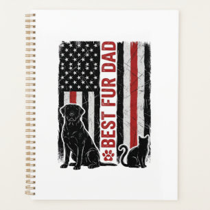 Agenda Mejor diseño de camiseta de perro gato de bandera