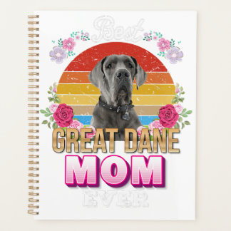 Agenda mejor madre de perro jamás gran dane floral amante