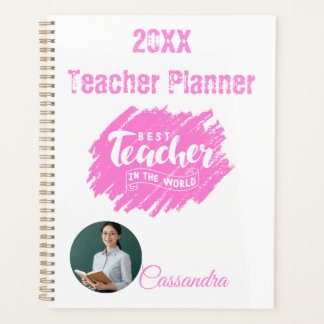 Agenda Mejor Profesor del Mundo Foto Nombre 20XX Profesor