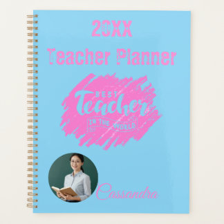 Agenda Mejor Profesor del Mundo Foto Nombre 20XX Profesor