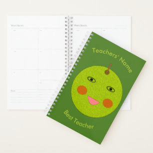 Agenda Mejor profesor feliz Personalizado de Apple planif