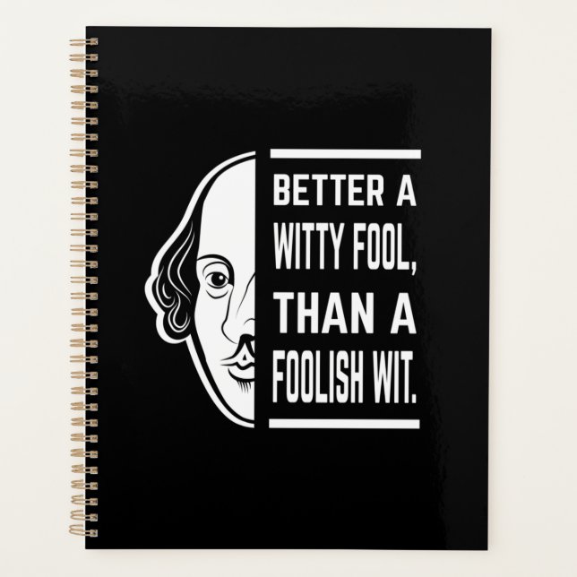 Agenda Mejor Una Cita Testigo De Shakespeare (Anverso)