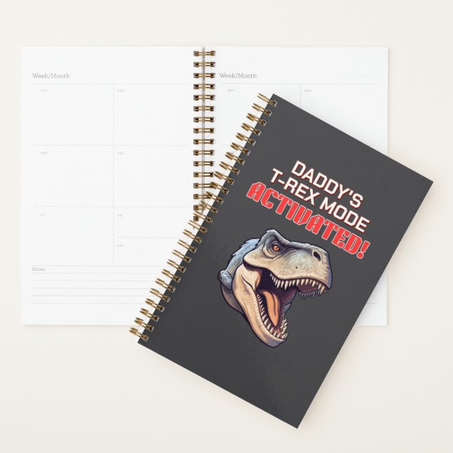 Agenda meme de dinosaurio T-Rex Modo Papá Activado (Demostración)