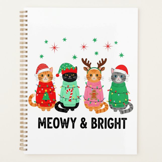 Agenda Meowy Navidades Cat (Anverso)