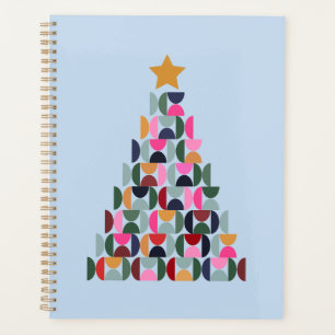 Agenda Mercado invernal 10 coloridos árboles navideños