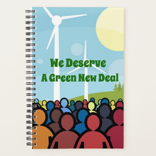 Agenda Merecemos un nuevo acuerdo verde (Anverso)