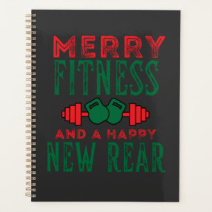 Agenda Merry Fitness Y Un Nuevo Feliz Divertido Trasero