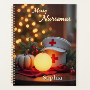 Agenda Merry Nursemas Personalizadas – Fiesta Navideña Re