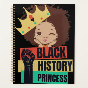 Agenda Mes de la historia negra Princesa Chica negra Magi