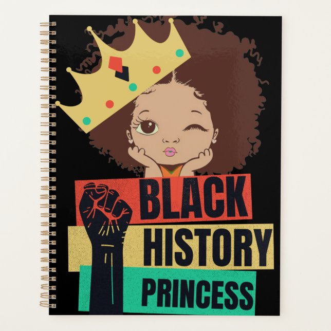Agenda Mes de la historia negra Princesa Chica negra Magi (Anverso)