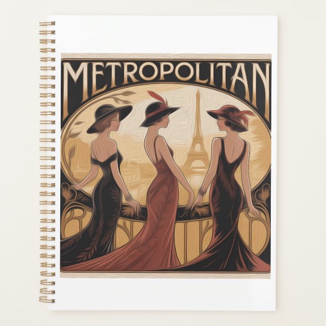 Agenda Metropolitan Art Nouveau (Anverso)