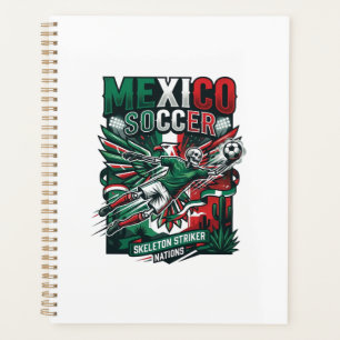 Agenda México Fútbol Esqueleto Delantero Naciones Premium
