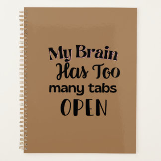 Agenda Mi Cerebro Tiene Demasiadas Tabletas Abiertas