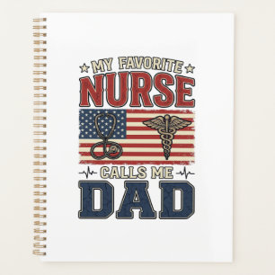 Agenda Mi enfermera favorita me llama papá diseño de cami