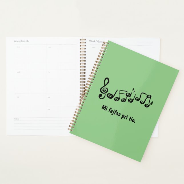 Agenda Mi fajfas pri tio. (Demostración)