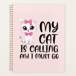 Agenda Mi gato está llamando y debo irme