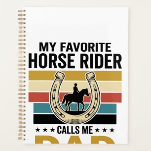 Agenda Mi jinete de caballos favorito me llama papá diseñ