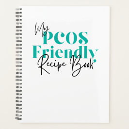 Agenda Mi libro de recetas de PCOS amistoso
