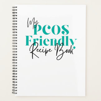 Agenda Mi libro de recetas de PCOS amistoso