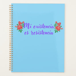 Agenda Mi resistencia con rosas