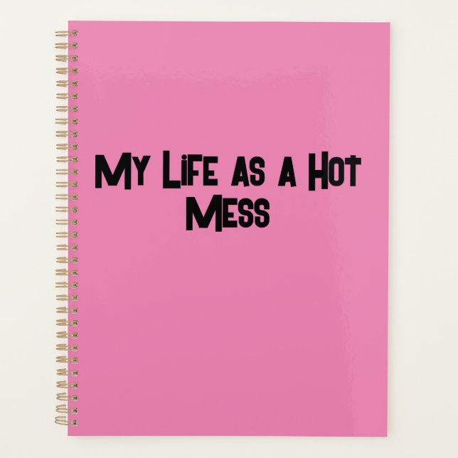 Agenda Mi vida como planificadora de un ajedrez caliente (Anverso)