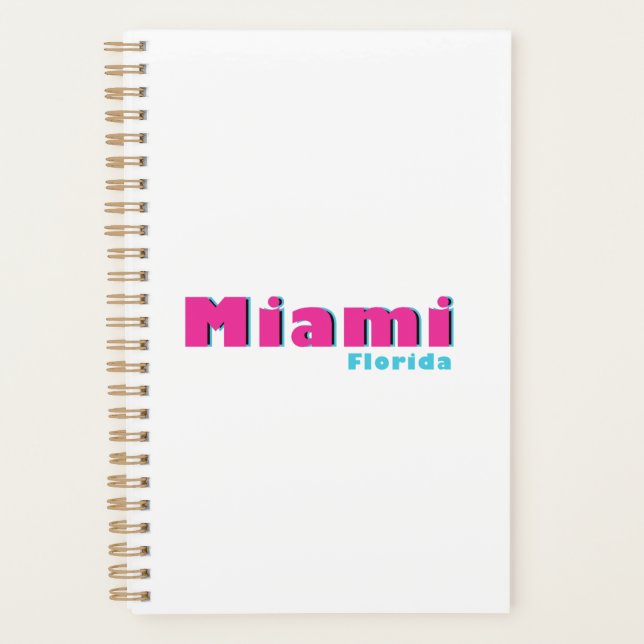 Agenda Miami, Florida Planner (Anverso)