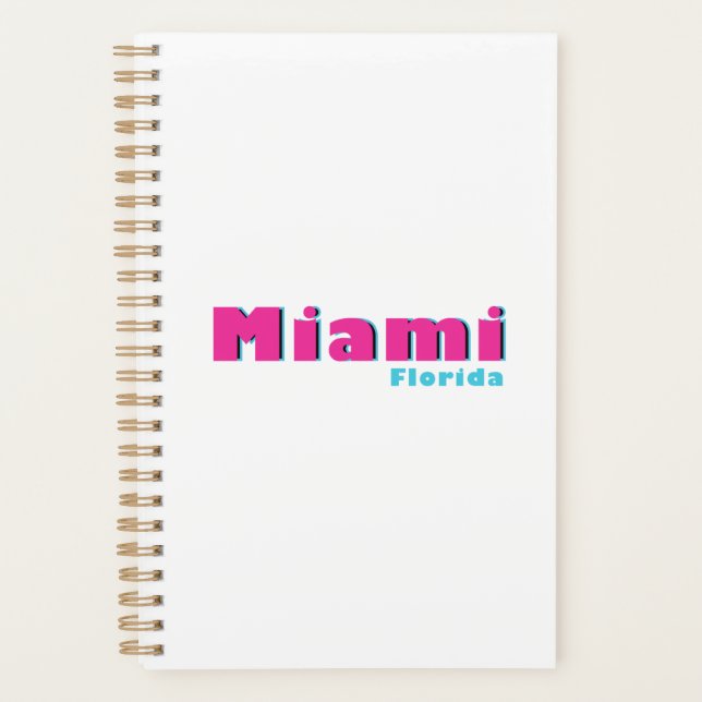 Agenda Miami, Florida Planner   (Anverso)
