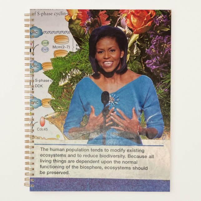 Agenda Michelle Obama Quote Biodiversity Climate Change (Anverso)