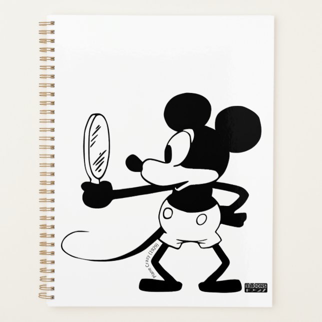 Agenda Mickey - Looking in the Mirror (Plane Crazy, 1929) (Anverso)