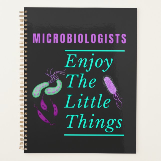 Agenda Microbiologists Enjoy The Little Things  (Anverso)