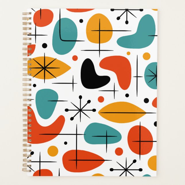 Agenda Mid Century Modern Starburst Pattern (Anverso)
