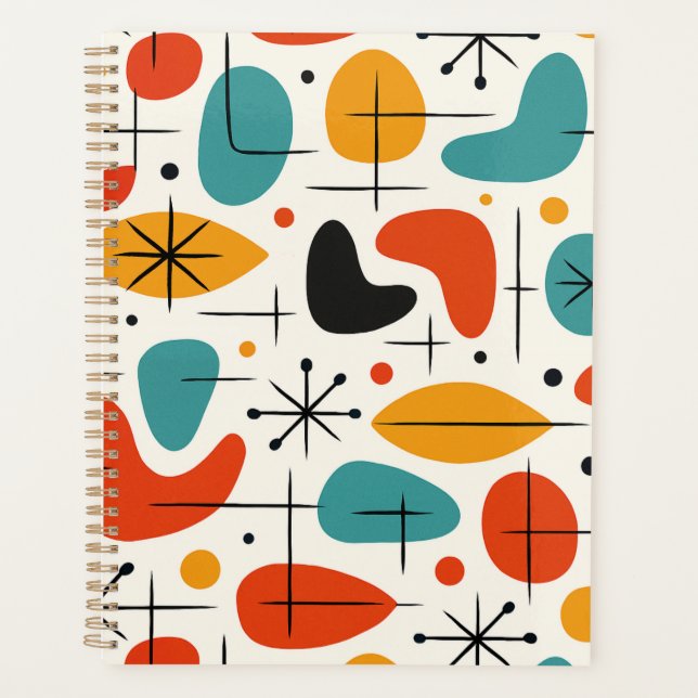 Agenda Mid Century Modern Starburst Pattern (Anverso)