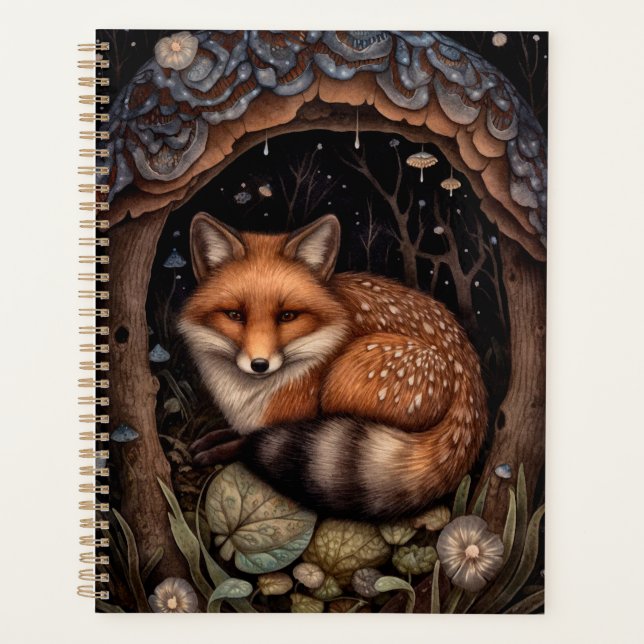 Agenda Midnight Fox Planner (Anverso)