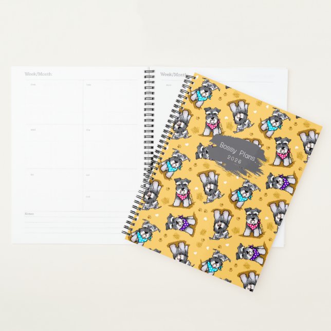 Agenda Mini Schnauzer KiniArt (Demostración)