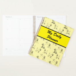 Agenda Miniature Schnauzer Amarillo