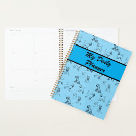 Agenda Miniature Schnauzer Azul Claro