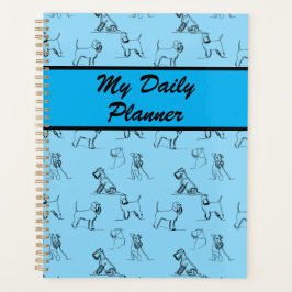 Agenda Miniature Schnauzer Azul Claro