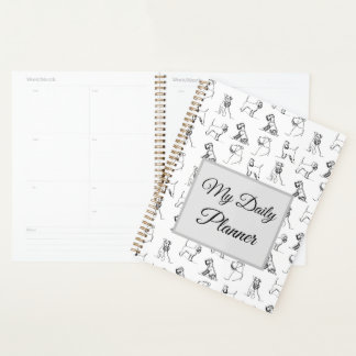Agenda Miniature Schnauzer Blanco