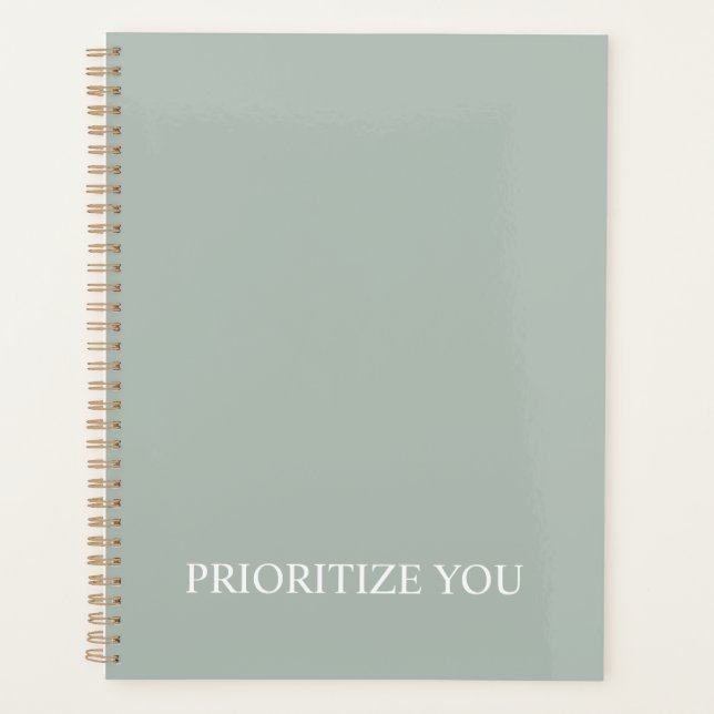Agenda Minimal Prioritize You Quote Ash Colour (Anverso)