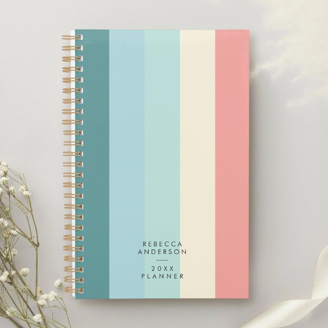 Agenda Minimalist Modern Chic Pastel Rainbow Cute (Subido por el creador)