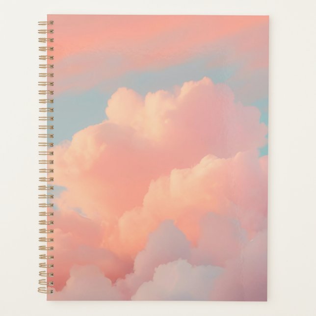 Agenda Minimalista Cloud simple elegante modaerna (Anverso)