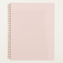 Agenda Minimalista color rosa claro sólido moderno