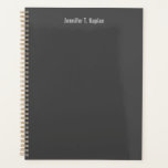 Agenda Minimalista popular de tipo de letra gris<br><div class="desc">Diseño minimalista extremo. Le recomendaría a mi familia y amigos. Muy feliz.</div>