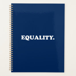 Agenda Minimalista tipografía moderna azul marino de igua