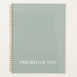 Agenda Mínimo Priorizar Tú Cita Ceniza Color