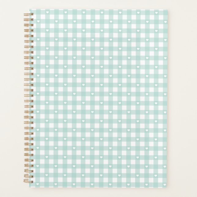Agenda Mint Green Checks (Anverso)