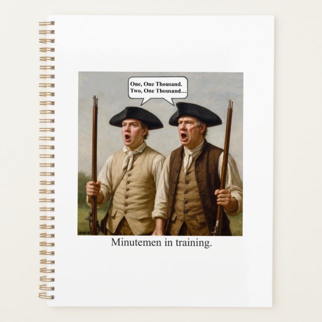 Agenda Minutemen in training. (Anverso)